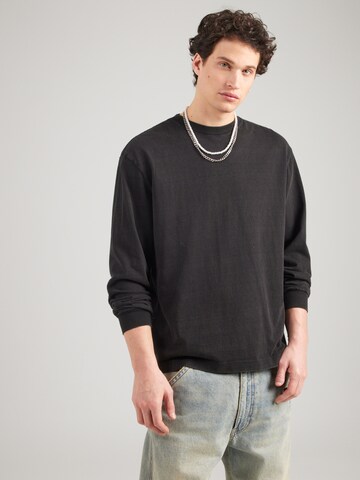 WEEKDAY - Camisa em preto: frente