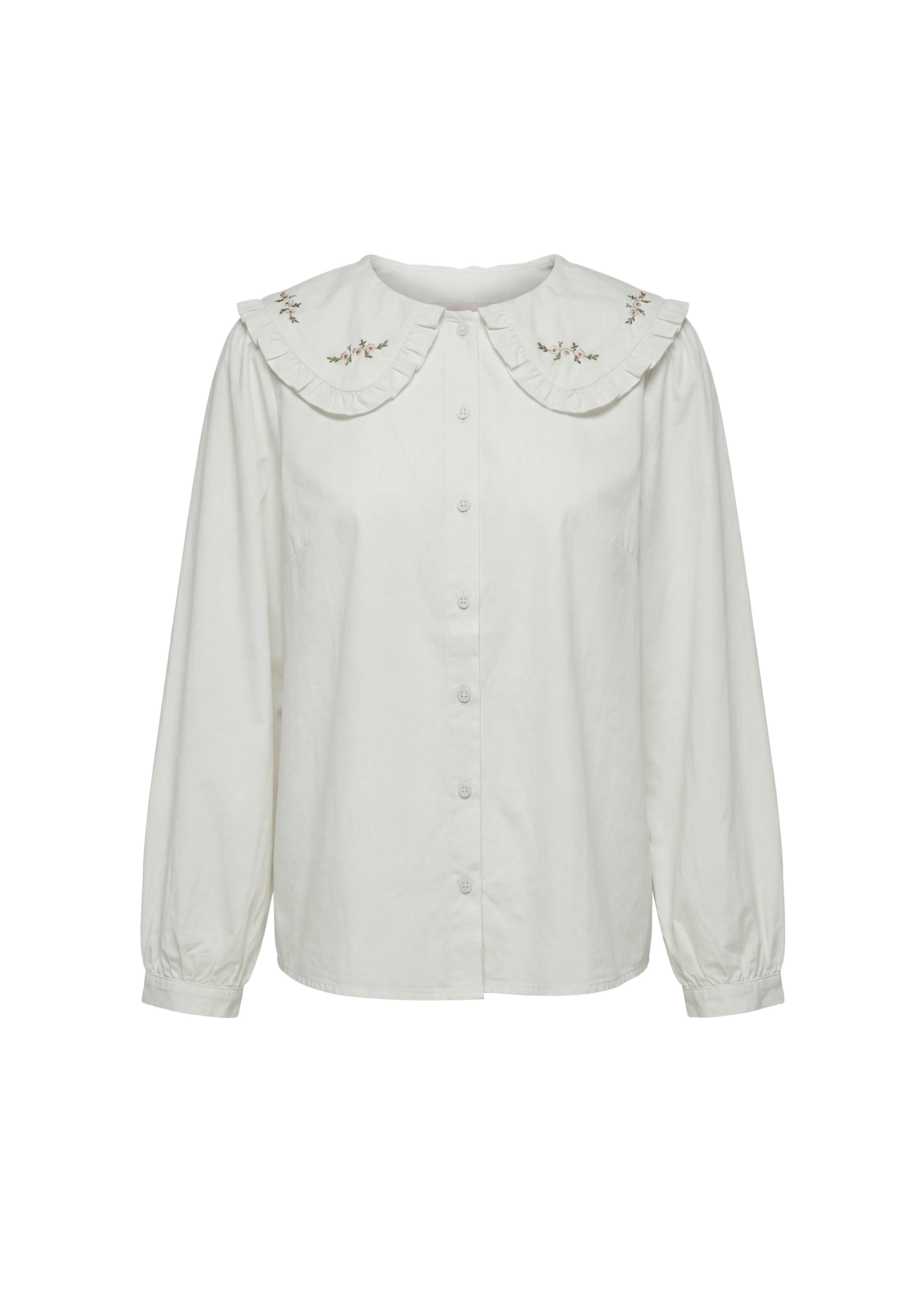 Usha - Blusa en gris: frente