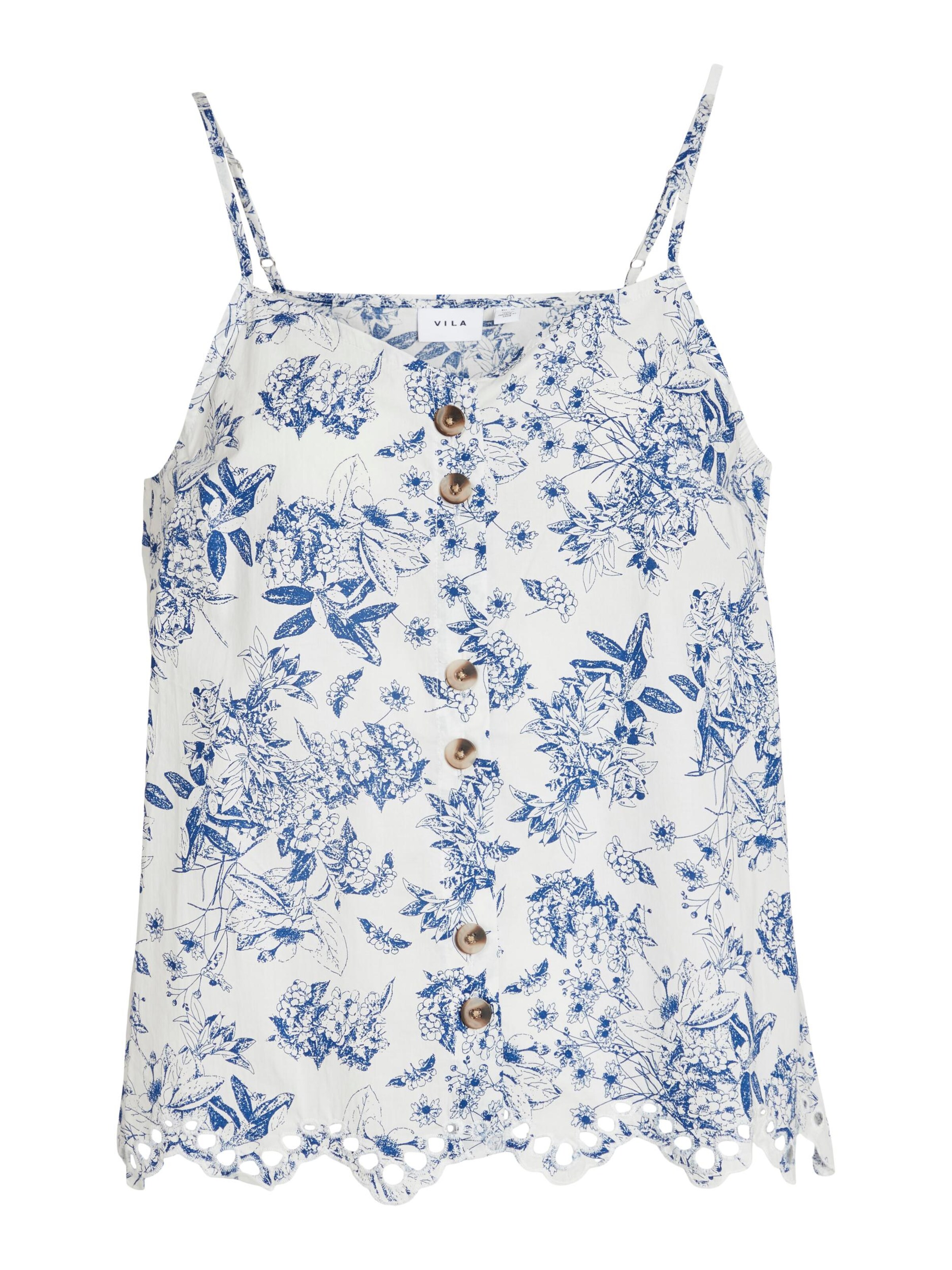 VILA Top 'Camelina' in White: front