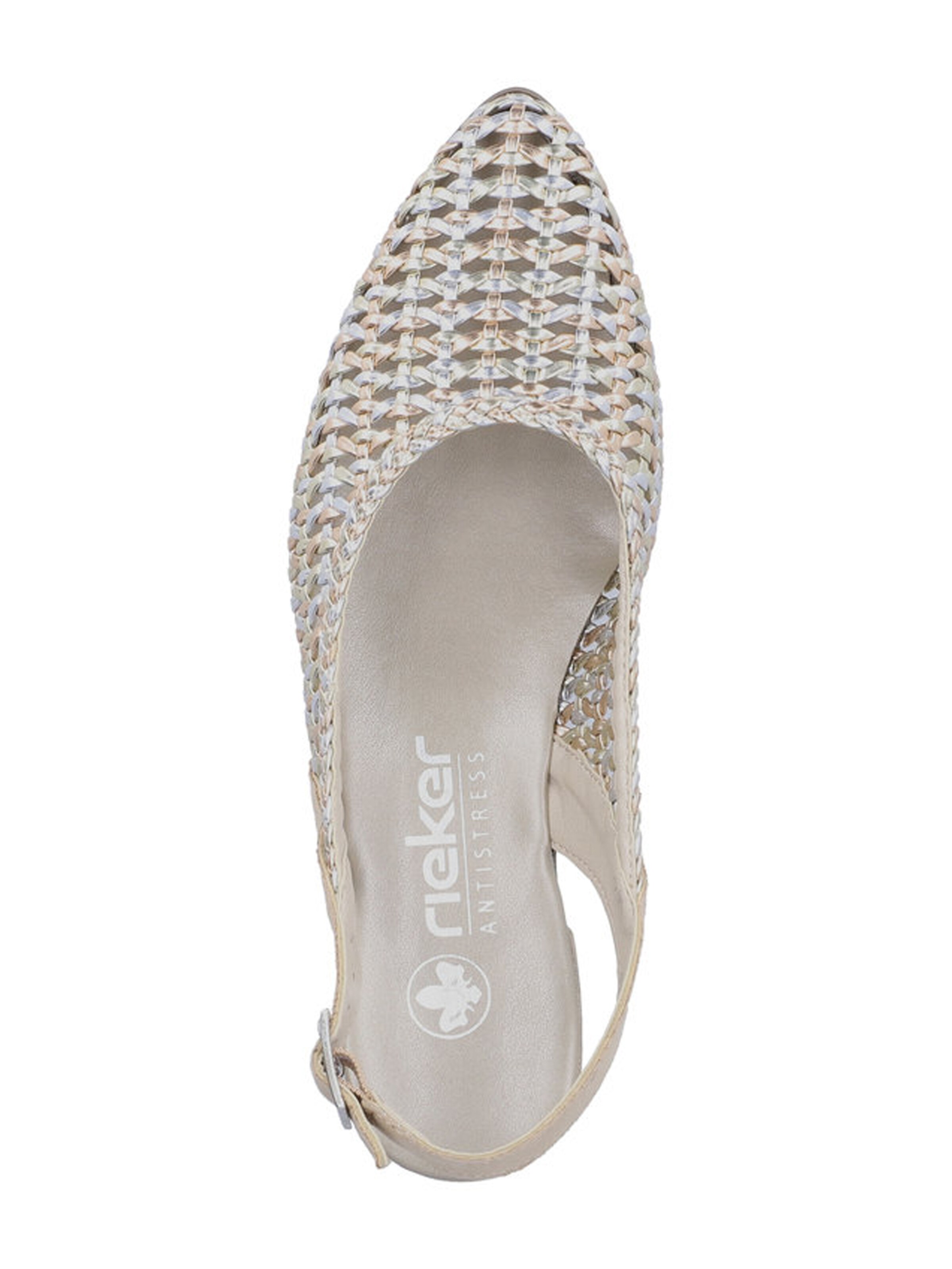 Pumps de la Rieker pe argintiu