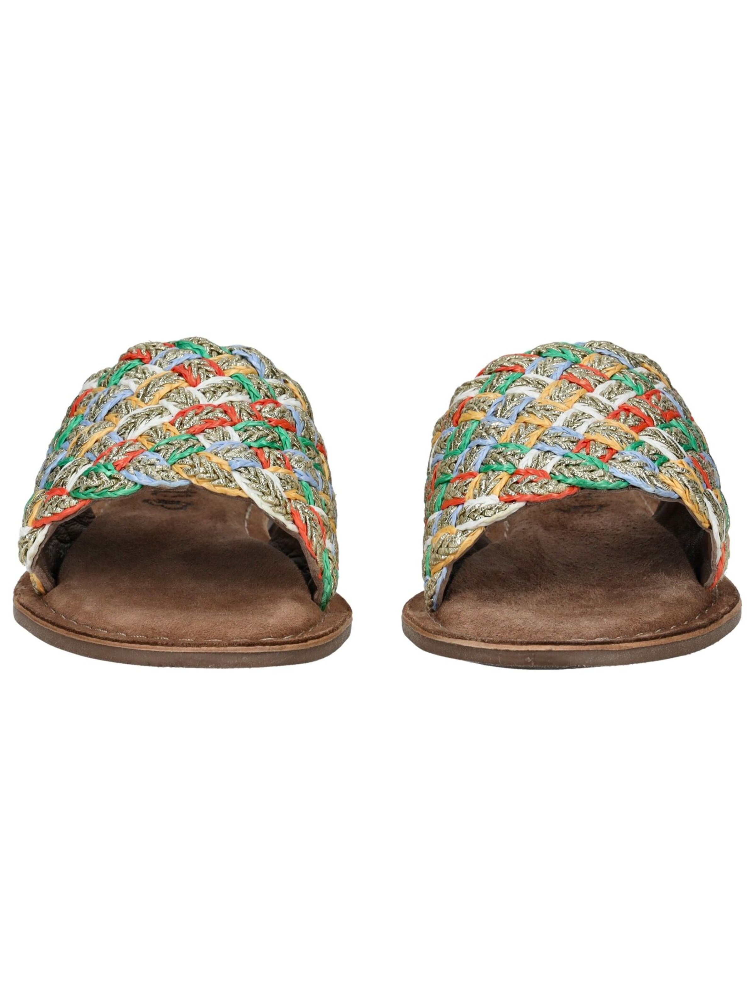 Mule LAZAMANI en mélange de couleurs