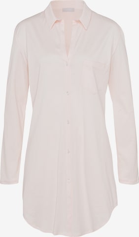 Chemise de nuit ' Cotton Deluxe 90cm ' Hanro en rose : devant