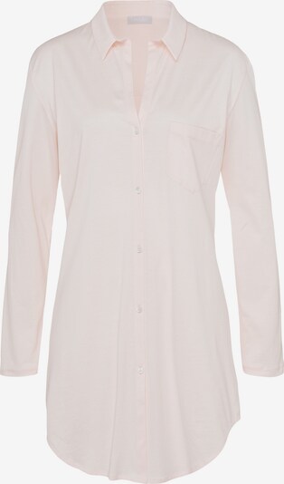 Hanro Chemise de nuit ' Cotton Deluxe 90cm ' en rose / blanc naturel, Vue avec produit