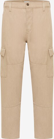 MUSTANG Loose fit Cargo Pants in Beige: front