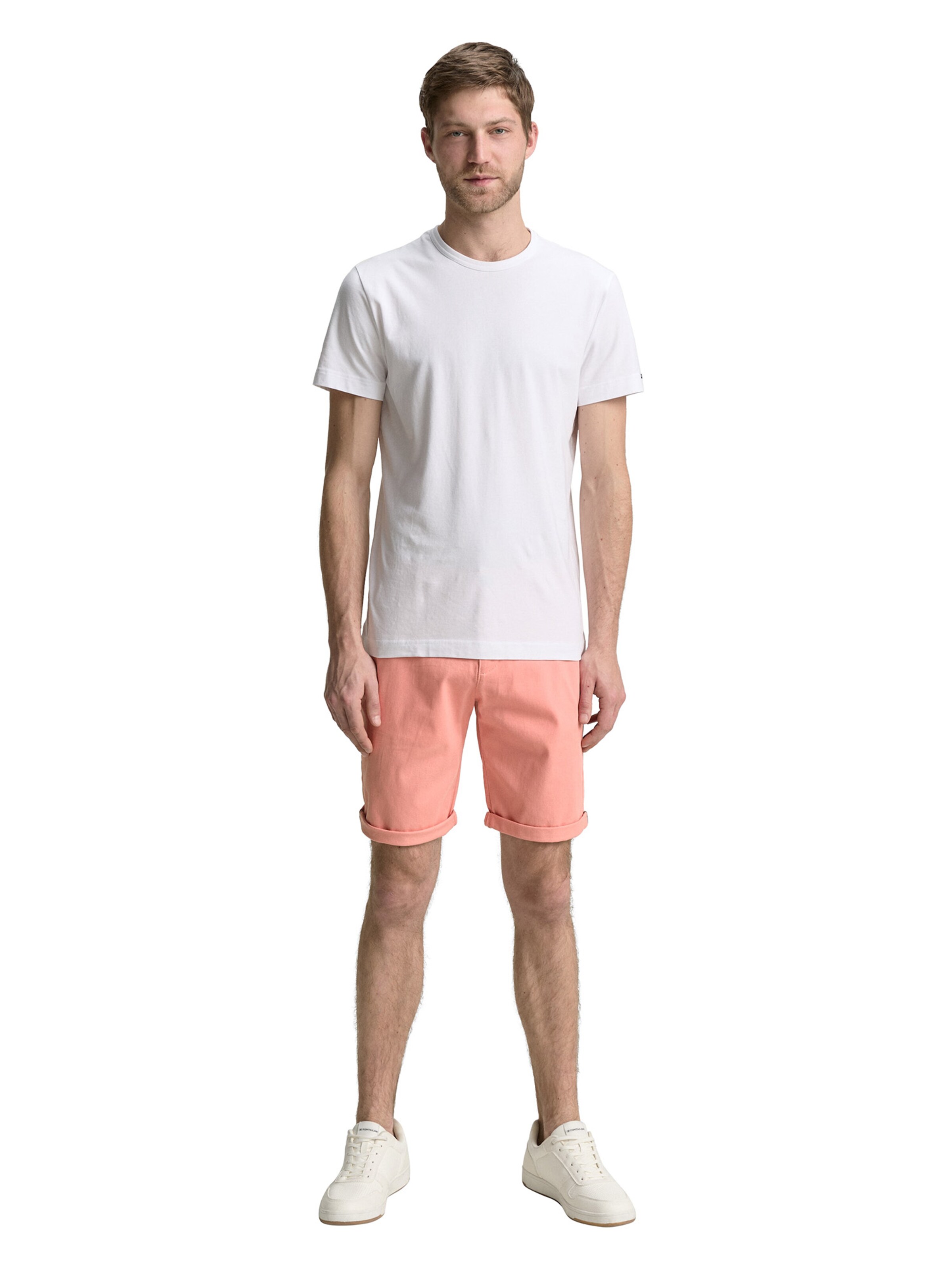 TOM TAILOR Slimfit Chino kalhoty – pink