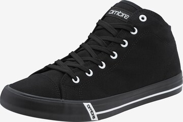 Ombre Sneakers laag in Zwart: voorkant