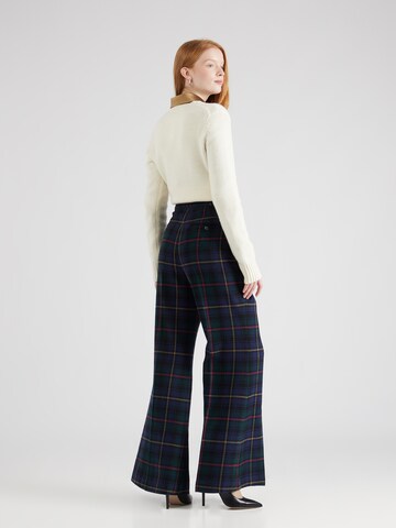 évasé Pantalon à plis Polo Ralph Lauren en mélange de couleurs