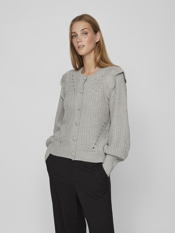 VILA Knit cardigan 'Norila' in Grey