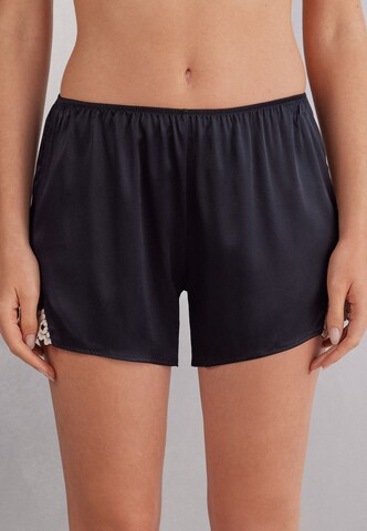 INTIMISSIMI Pyjamahose 'PRETTY FLOWERS' in Schwarz: Vorderseite