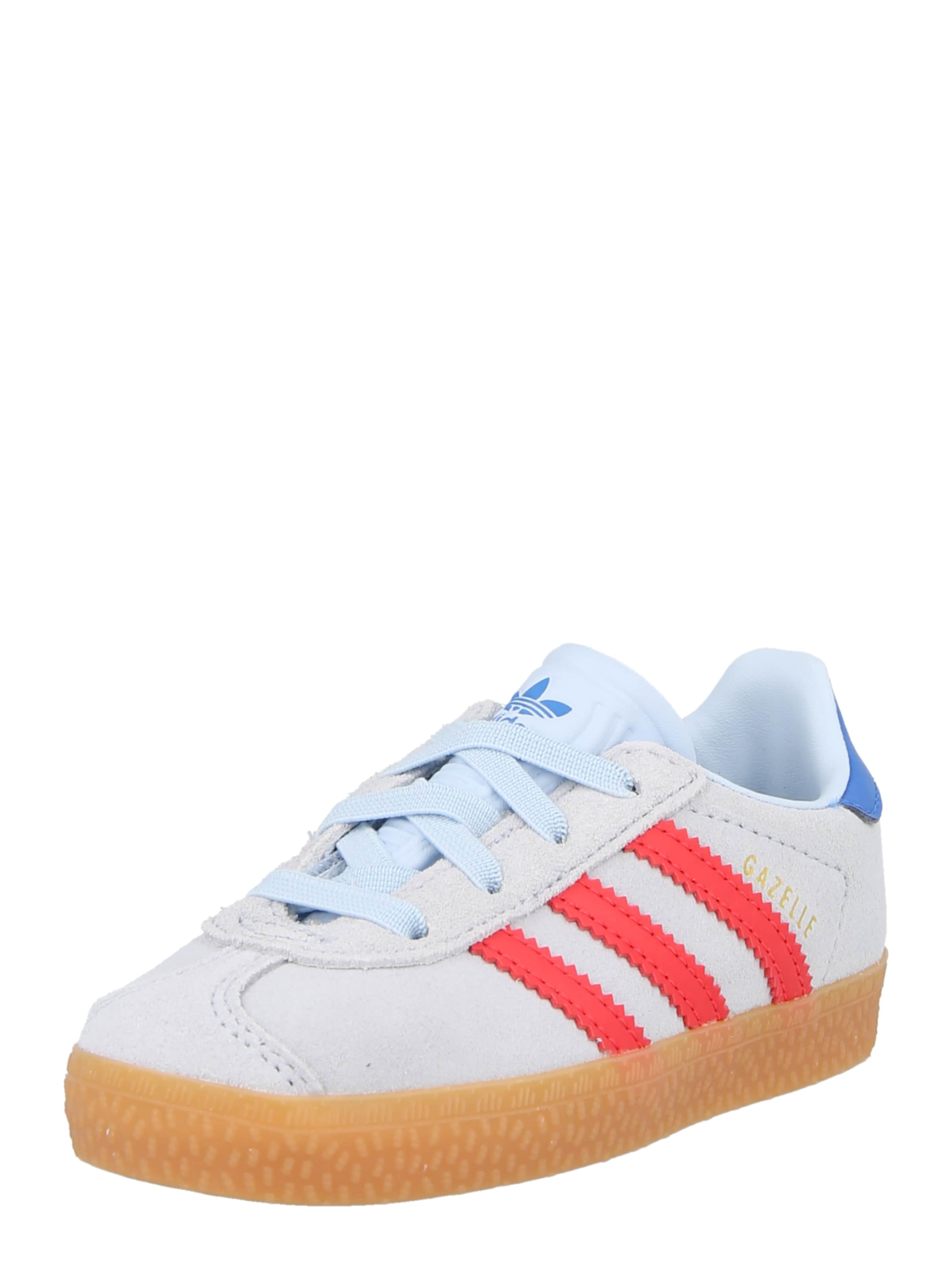 ADIDAS ORIGINALS Sneaker 'Gazelle' in creme / blau / rot, Produktansicht