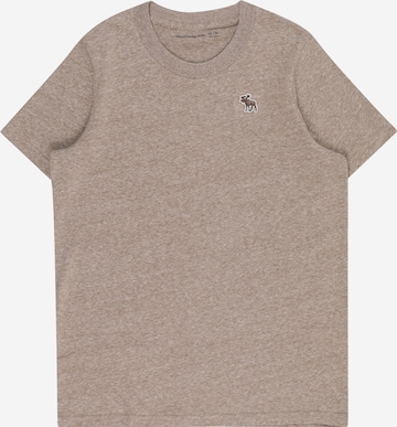 T-Shirt Abercrombie & Fitch en marron : devant