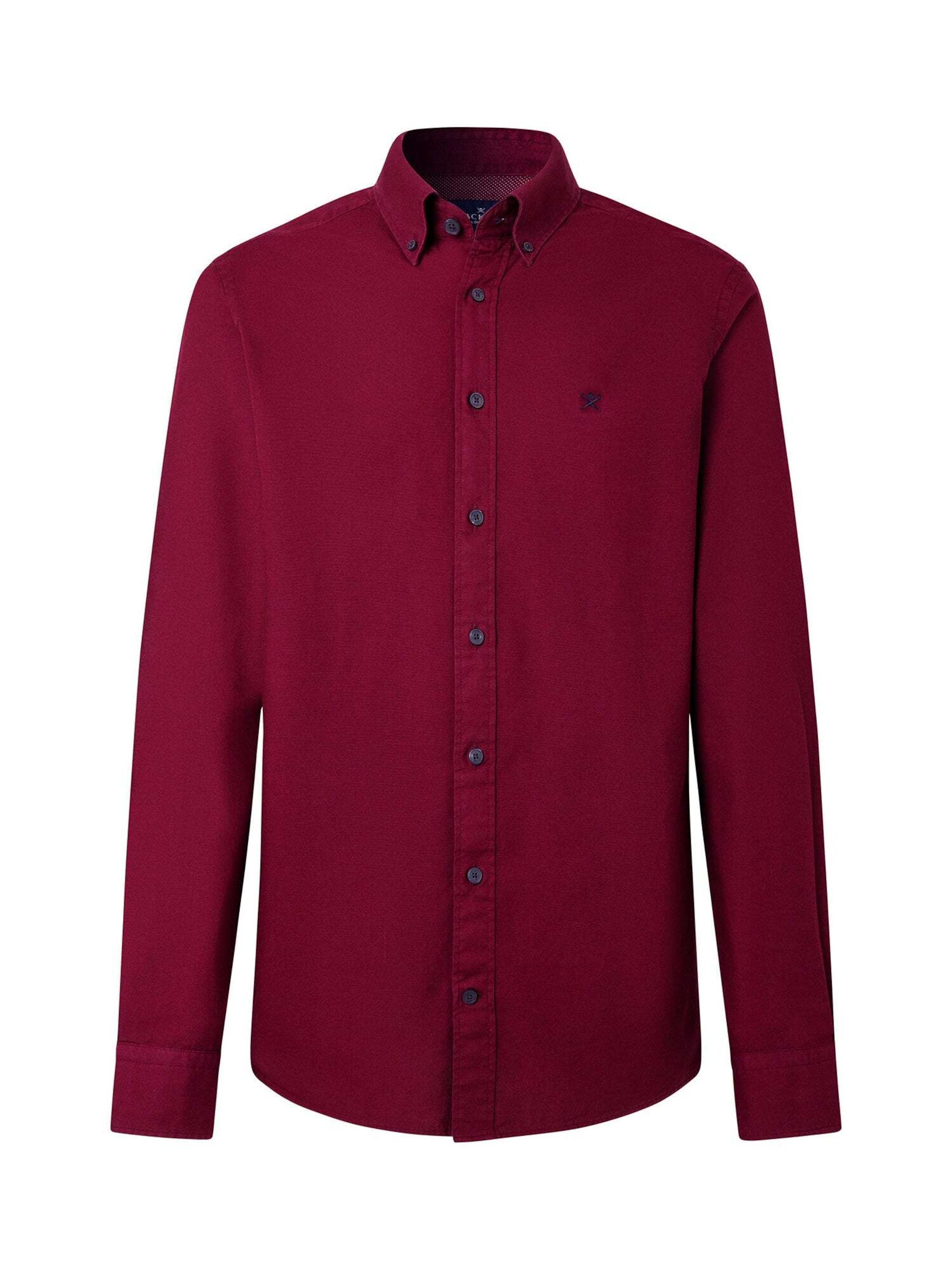 Camicia 'Oxford' di Hackett London in rosso: frontale