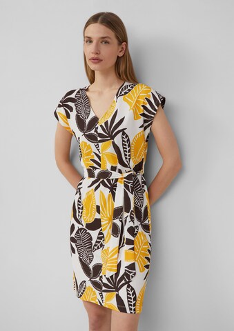 s.Oliver Jurk in Beige: voorkant