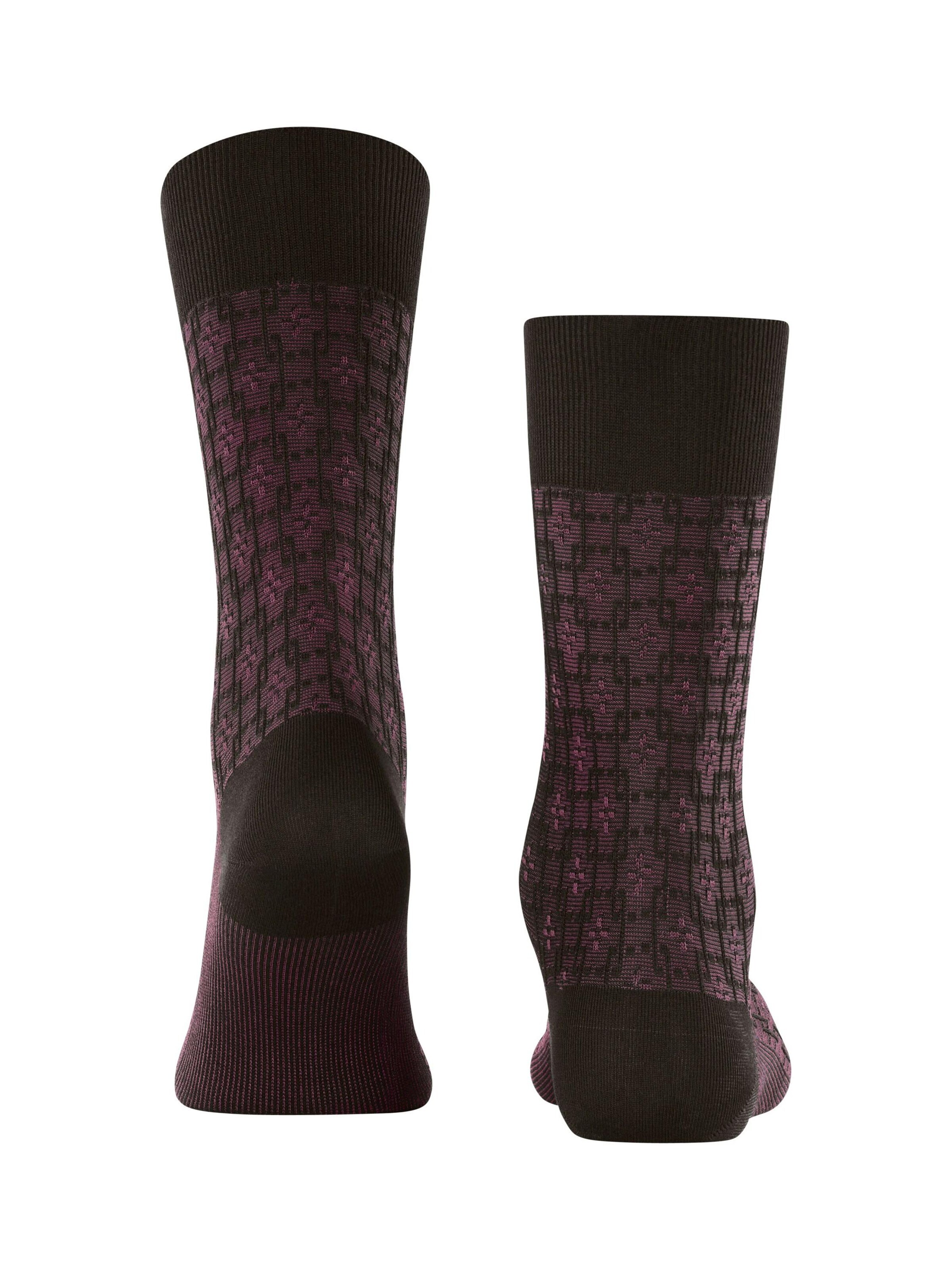FALKE Socks 'Artwork Tie' in Brown
