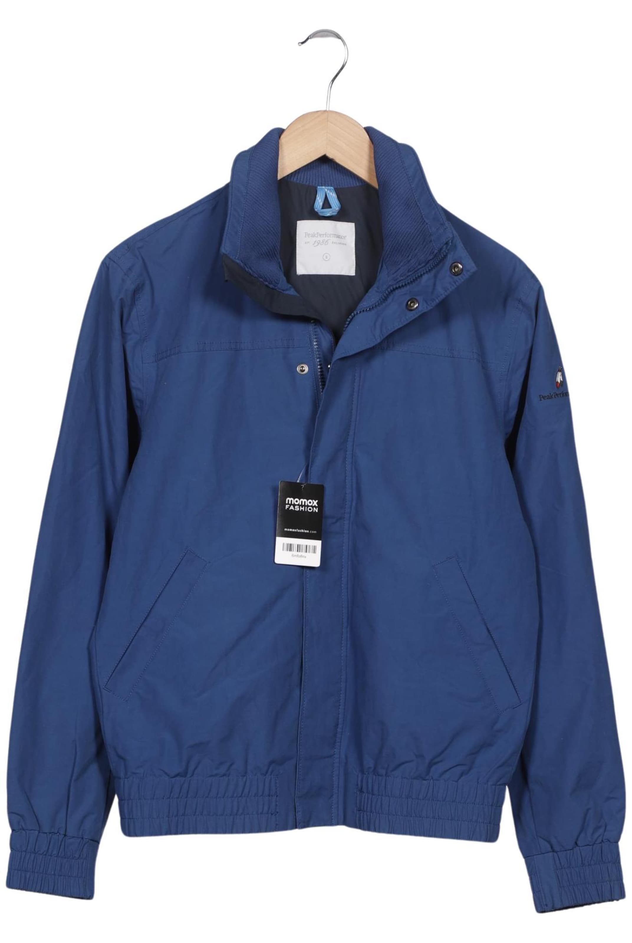 PEAK PERFORMANCE Jacket & Coat in S in Blue: front