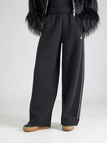 ADIDAS ORIGINALS Loosefit Housut 'TP' värissä musta: etupuoli