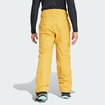 ADIDAS TERREX Regular Outdoor Pants 'Xperior 2L' in Yellow