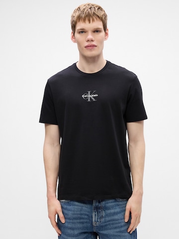 Calvin Klein Jeans Majica | črna barva: sprednja stran