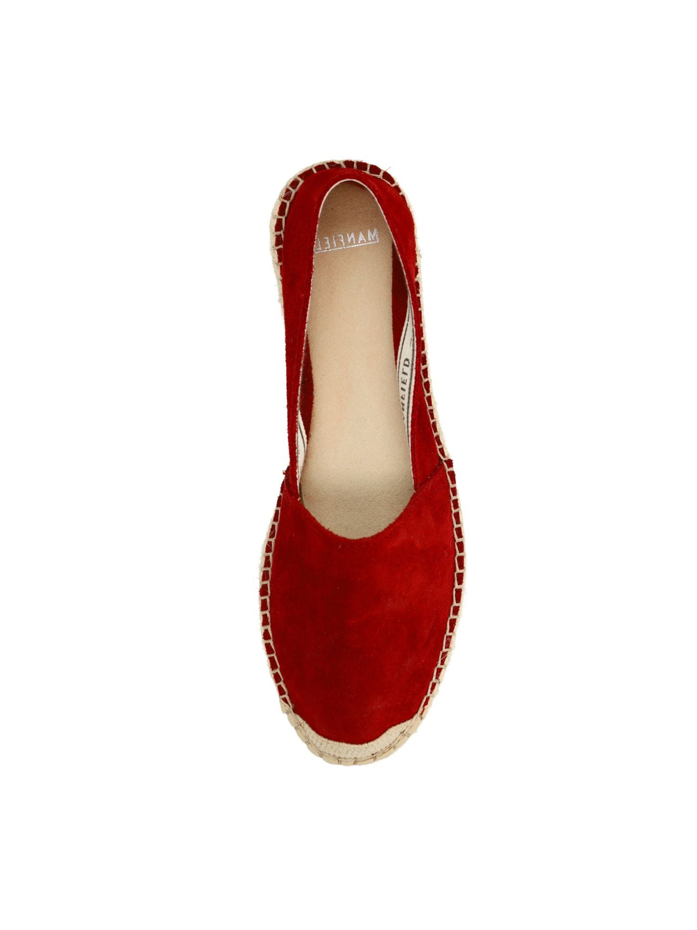 MANFIELD Espadrilles in Red