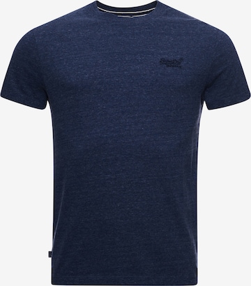 T-Shirt Superdry en bleu : devant