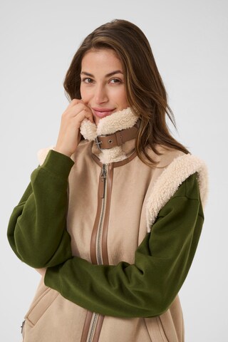 Gilet 'Uma' Cream en beige