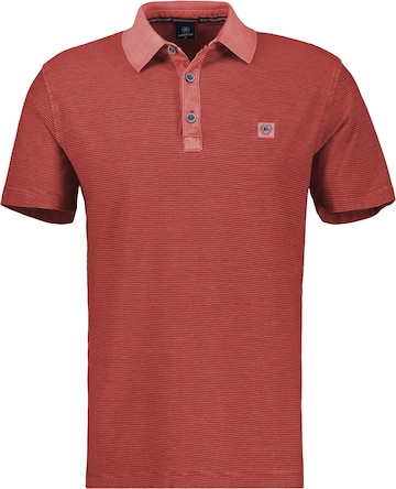 LERROS Herren Poloshirt, gestreift in Rot: Vorderseite