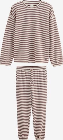 NextPidžama - smeđa boja: prednji dio