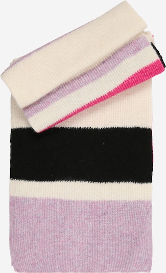 Šalikas 'KOGAMANDA' iš ONLY GIRLS, spalva – rausvai violetinė spalva / rožinė / juoda / balta, Prekių apžvalga