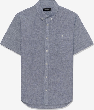 Coupe regular Chemise 'Trostol' Matinique en bleu : devant