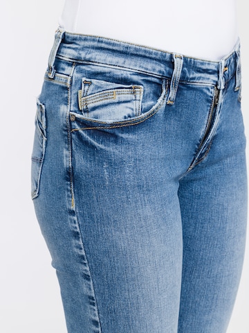 Cross Jeans Regular Jeans ' Lauren ' in Blau