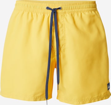 QUIKSILVER Шорти за плуване 'SOLID 15' в жълто: отпред