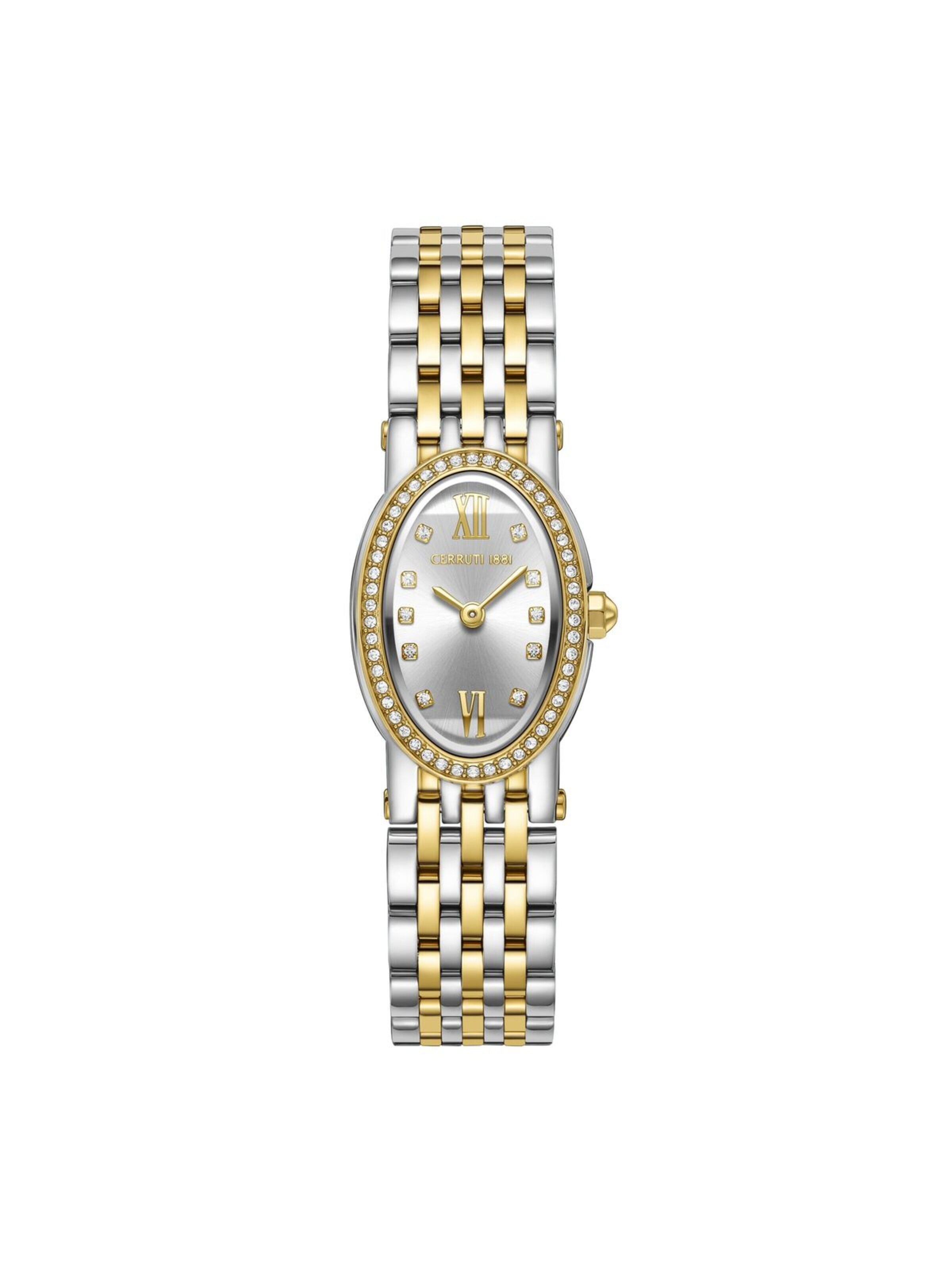 CERRUTI 1881 Analog watch 'Watch Cerruti Watch Norcia Mini' in Silver: front