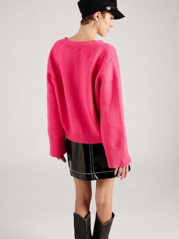 Geacă tricotată 'Marcella 2' de la APPARIS pe roz