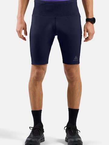 ODLO Slim fit Sports trousers 'X-ALP TRAIL CARGO' in Purple