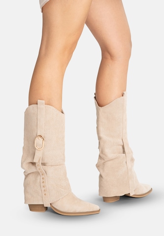 Bottes de cowboy Salinyang en vert