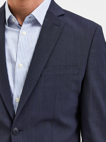 Coupe slim Veste de costume 'Elon' SELECTED en bleu