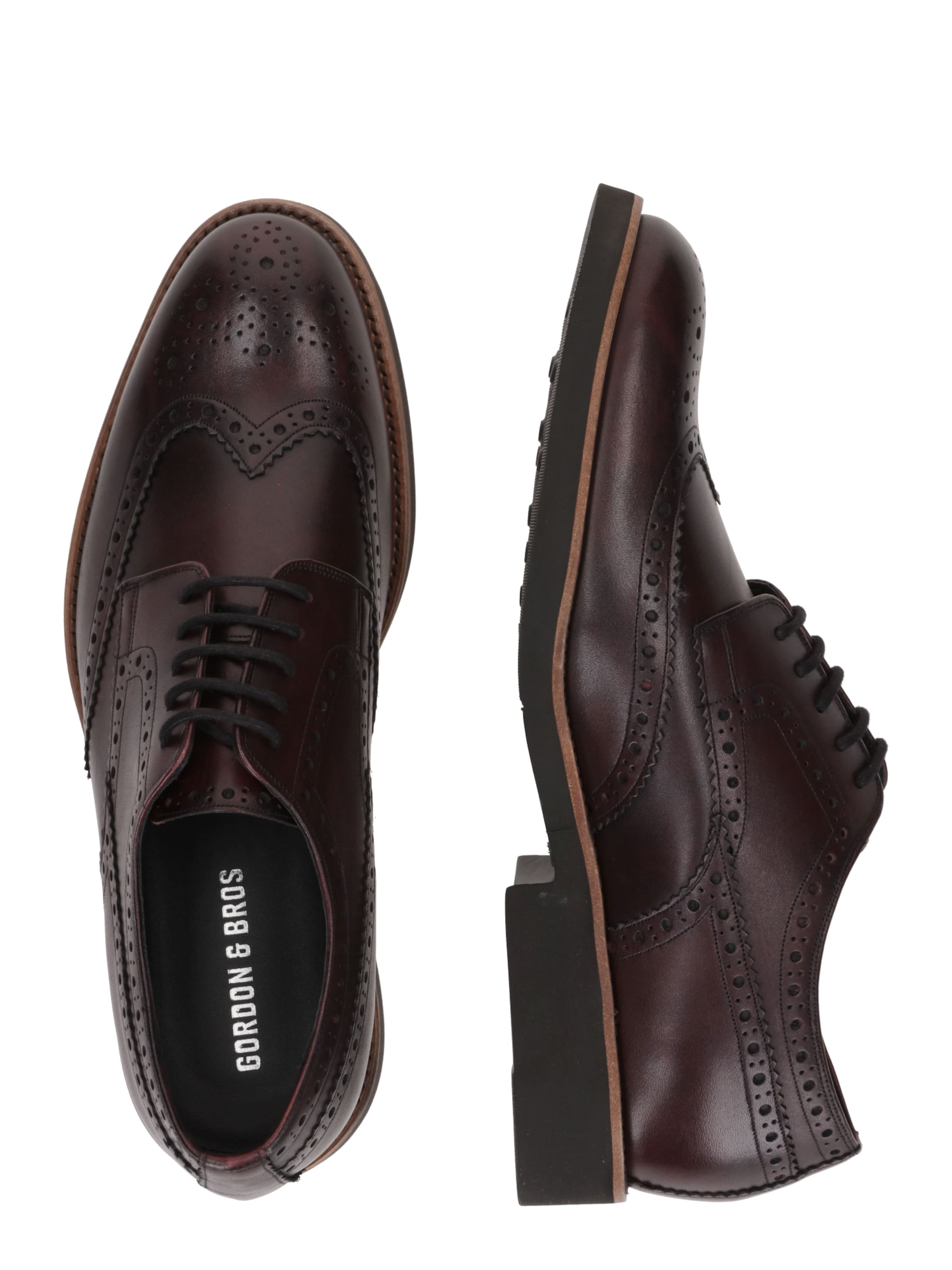 Scarpa stringata 'German' di Gordon & Bros in rosso