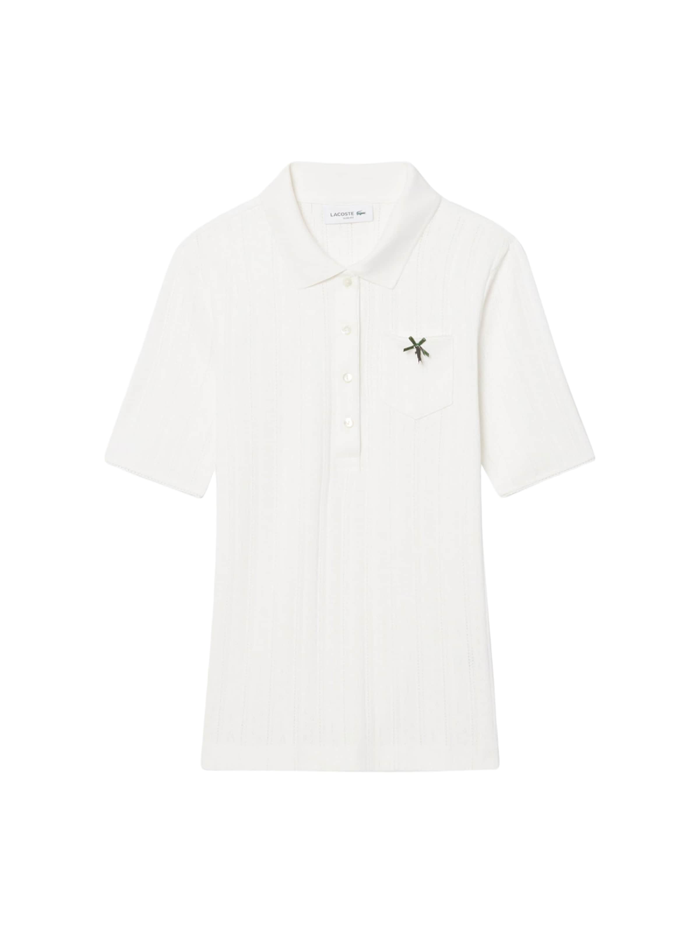 LACOSTE Polo in Weiß: Vorderseite