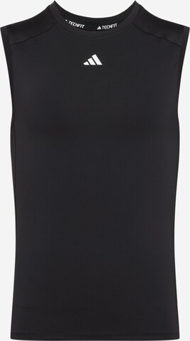 ADIDAS PERFORMANCE Performance Shirt 'Techfit ' in Black: front