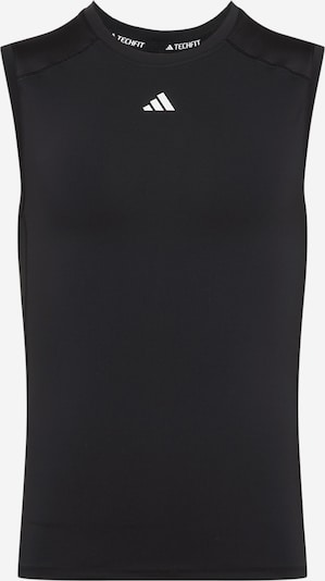 ADIDAS PERFORMANCE Tehnička sportska majica 'Techfit ' u crna / bijela, Pregled proizvoda