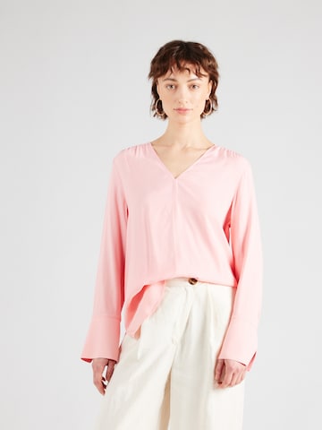 COMMA - Blusa en rosa: frente