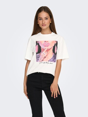 ONLY Shirt in White: front