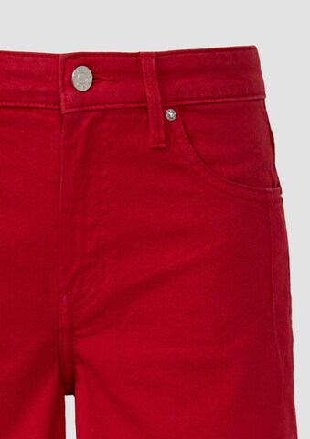s.Oliver Regular Jeans 'Karolin' in Rood