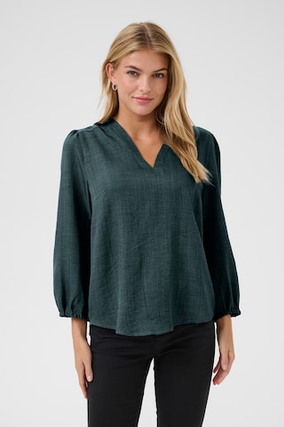 Kaffe - Blusa 'KAellen' en verde: frente
