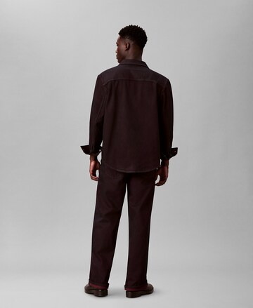 Calvin Klein Jeans Wide leg Jeans in Zwart