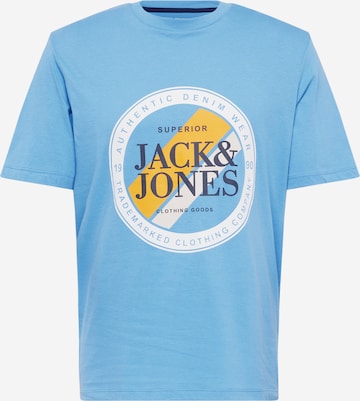 JACK & JONES Koszulka 'LOOF' w kolorze niebieski: przód