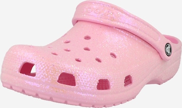 Crocs Clogs in Pink: front