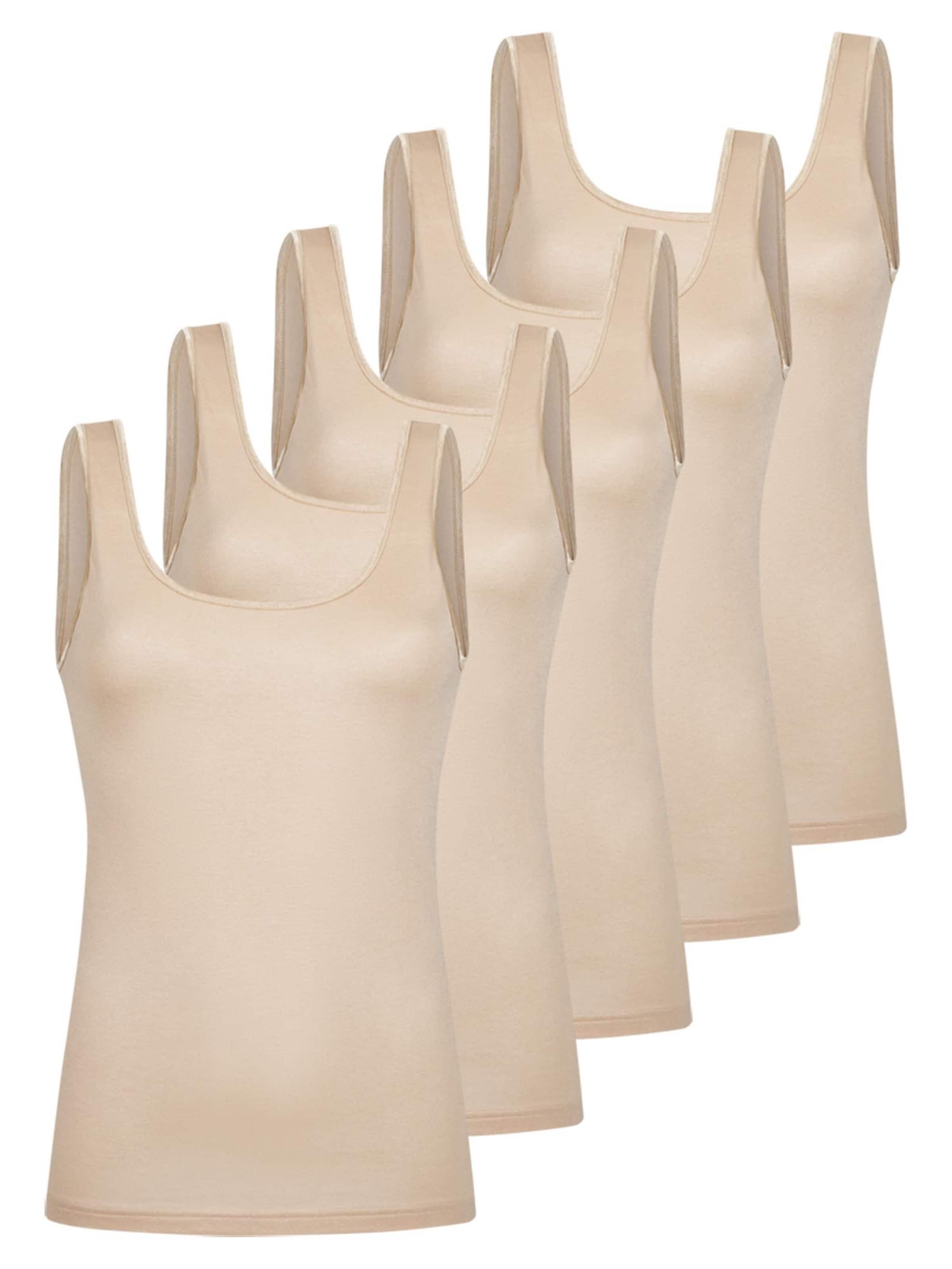 Nina von C. Undershirt 'Motion' in Beige: front
