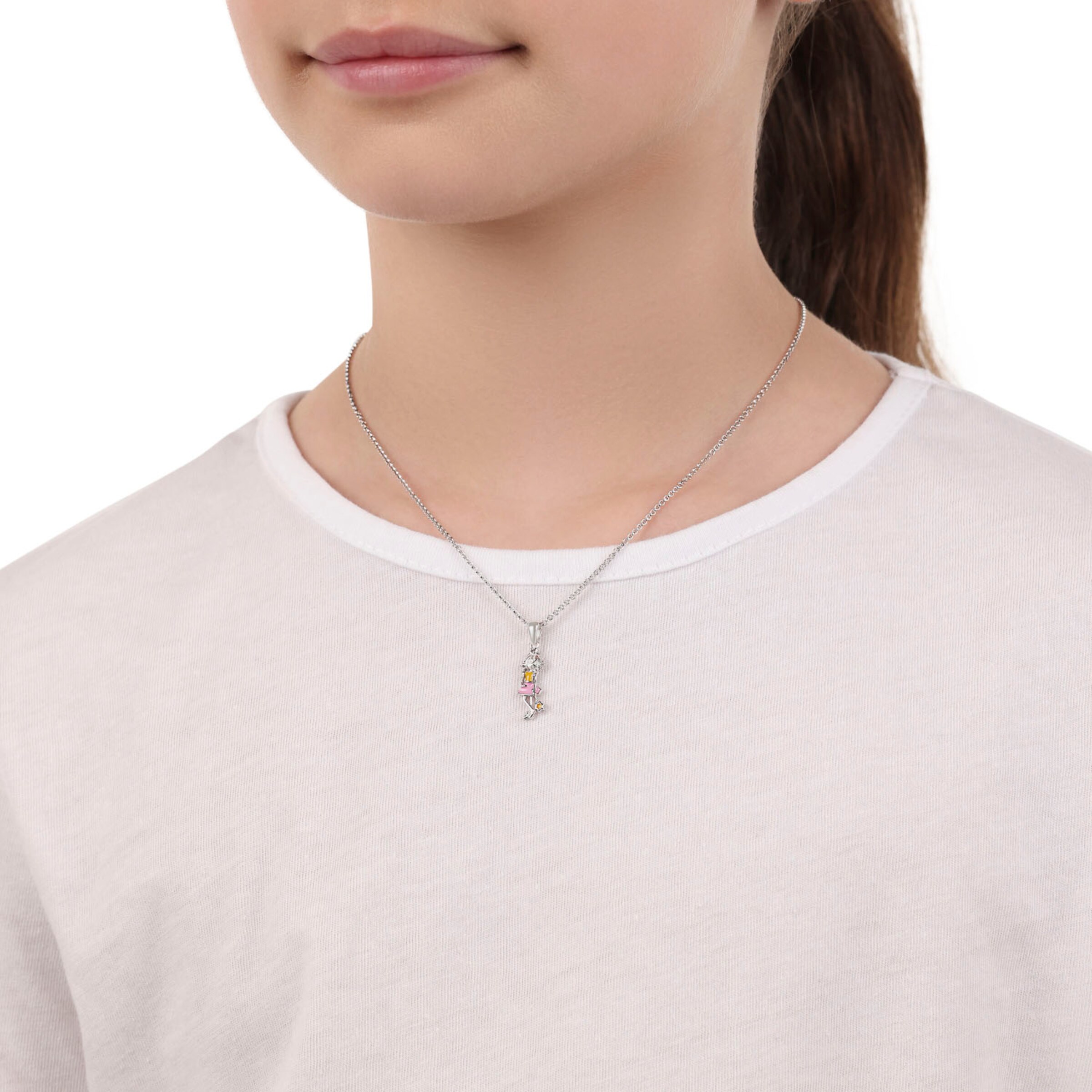 PRINZESSIN LILLIFEE Necklace in Silver: front