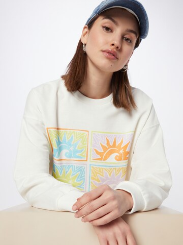 ROXY Sweatshirt 'Morning Hike' in Weiß